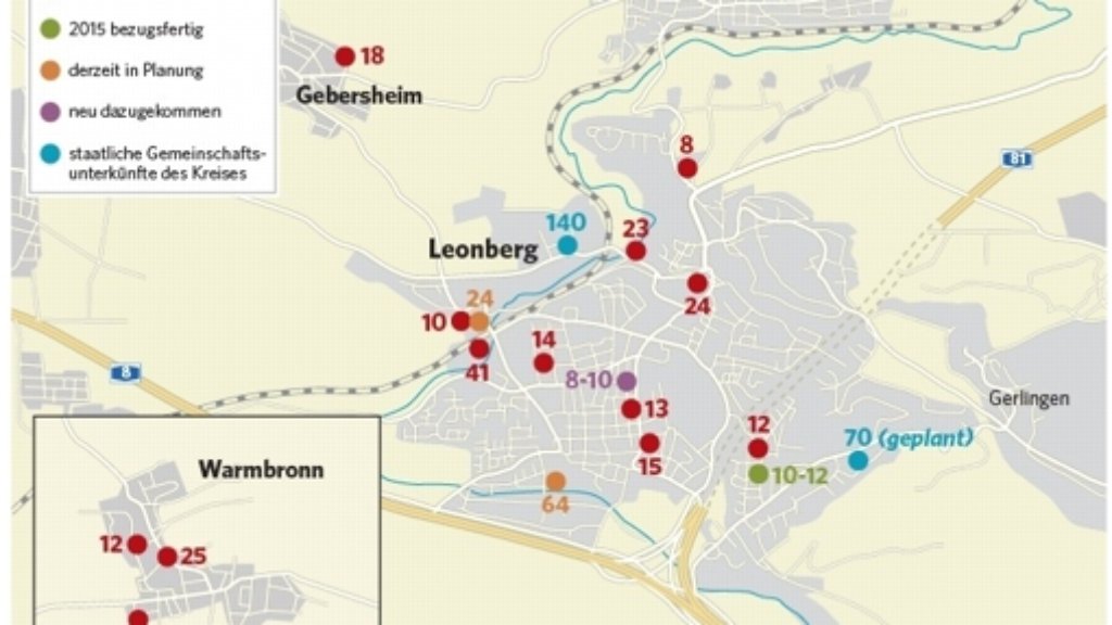 Leonberg: Flüchtlingsunterkünfte:  Quadratur des Kreises