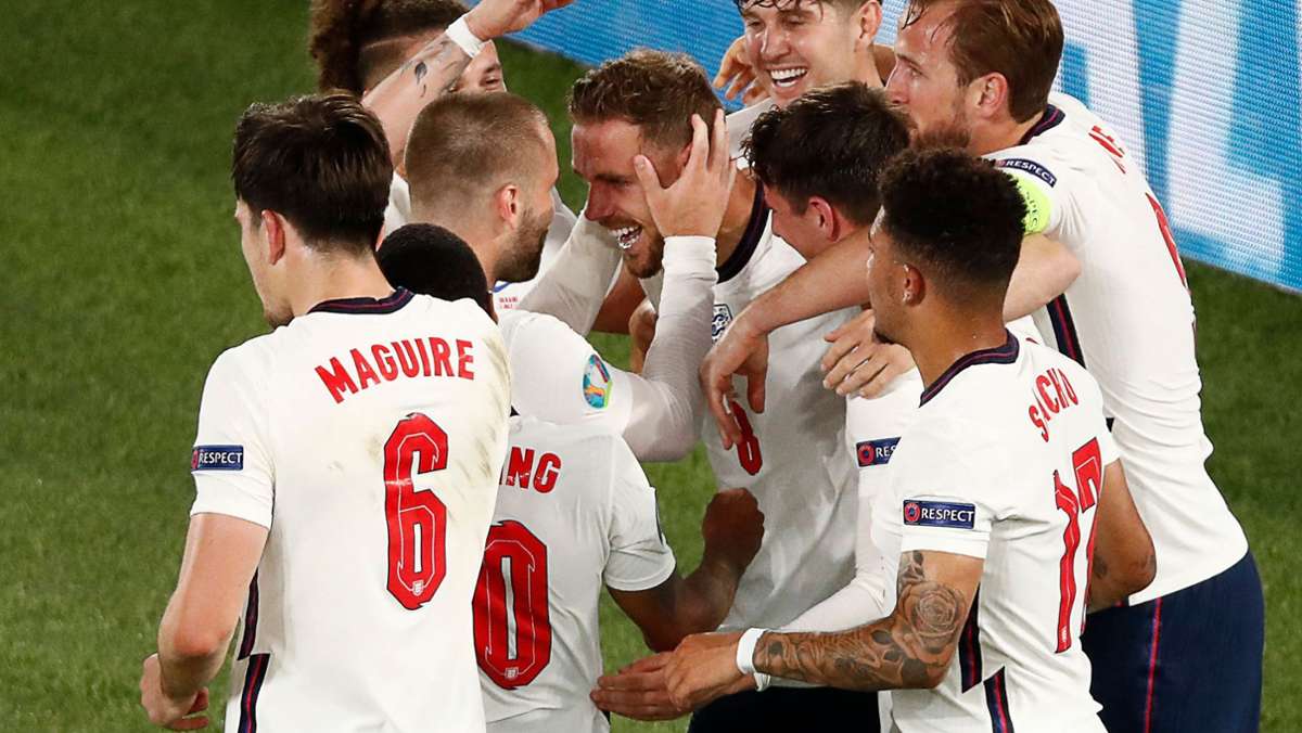 Viertelfinale bei der EM 2021: England gewinnt –  Traum vom ersten Titel seit 55 Jahren lebt