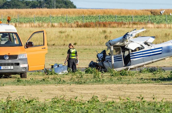 Fluglehrer stirbt bei Absturz von Kleinflugzeug