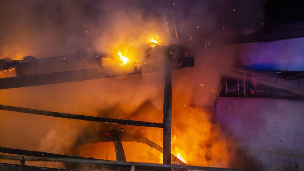 Rems-Murr-Kreis: Feuer in Vereinsheim richtet hohen Schaden an