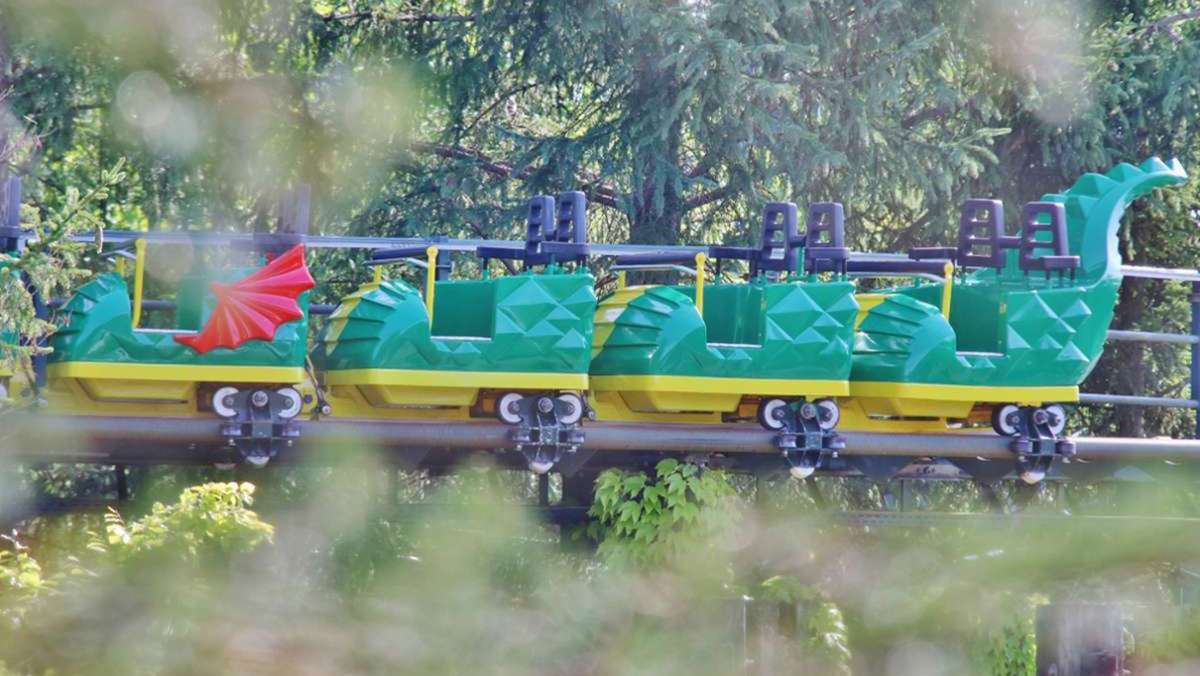 „Feuerdrache“ im Legoland: Achterbahn nach Unfall wieder in Betrieb