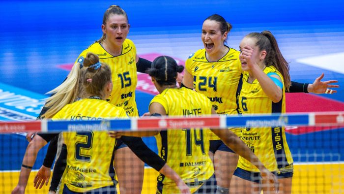 Stuttgarts Volleyballerinnen verlieren Krimi gegen Schwerin