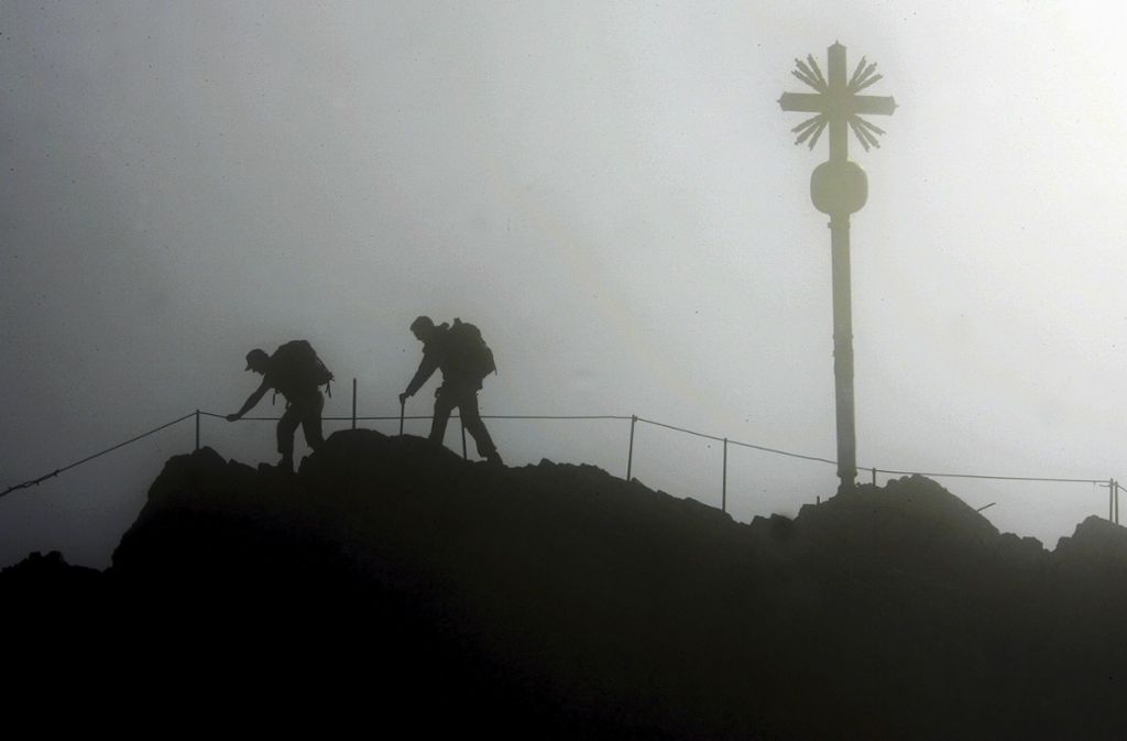 An er Zugspitze ist ein Wanderer ums Leben gekommen (Symbolbild). Foto: picture-alliance/ dpa