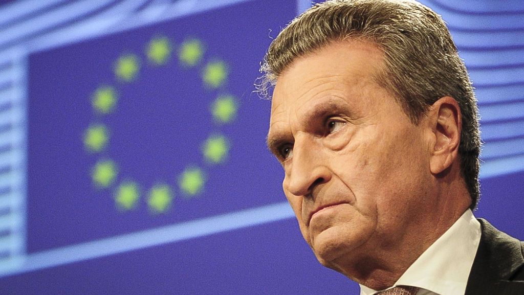 Günther Oettinger: Scheidender EU-Haushaltskommissar wechselt die Seiten