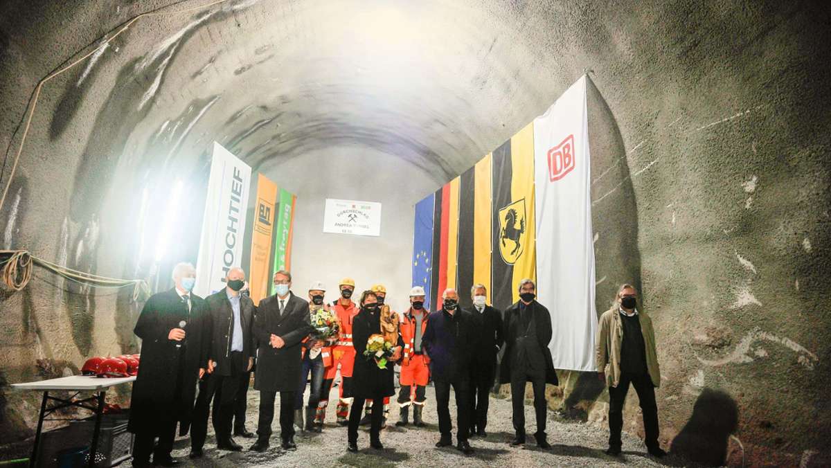 Durchschlag Rosenstein in Stuttgart: Fast alle S-21-Tunnel sind fertig
