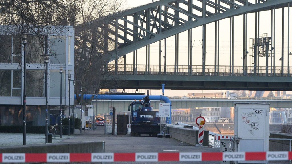 Köln: Weltkriegsbombe entschärft –  Sperrungen aufgehoben