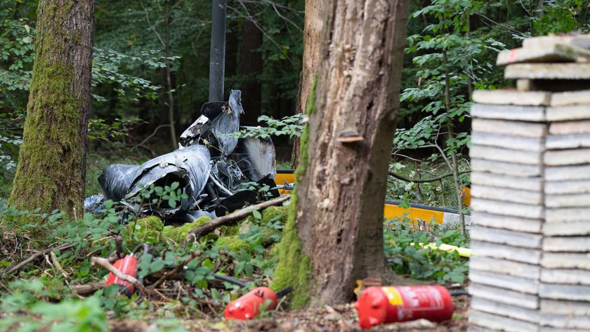 Hubschrauberabsturz mit drei Toten: Ermittler wollen erneut Unfallstelle untersuchen