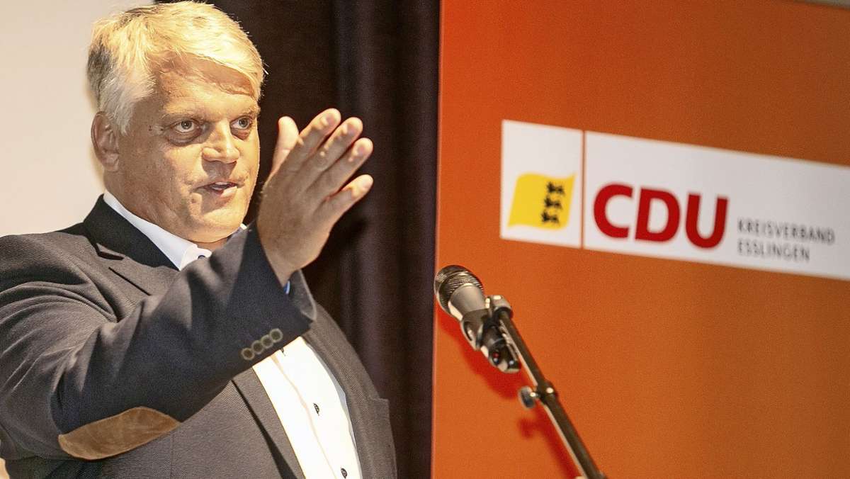 Grübel erneut Esslinger CDU-Bundestagskandidat: Der Platzhirsch verteidigt sein Revier