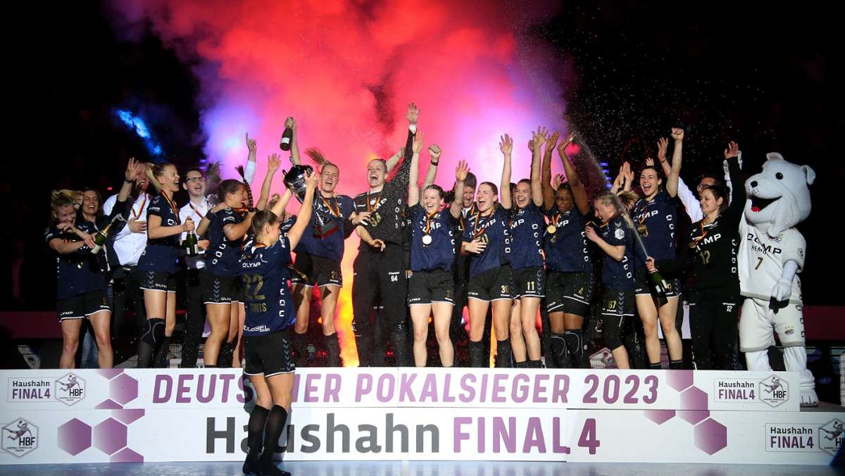 Final Four in  Stuttgart: Bietigheimer Handballerinnen feiern Hattrick im DHB-Pokal