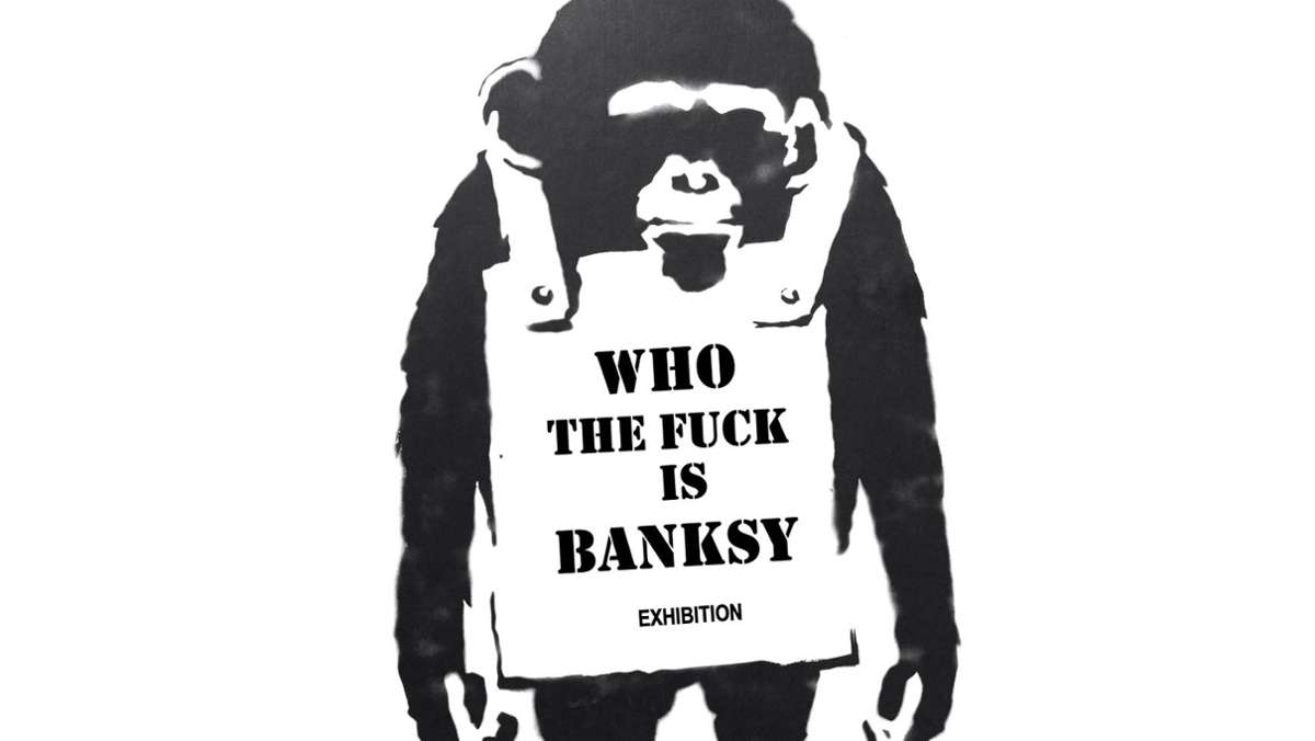 Rosenhang-Museum zeigt Werke von Banksy: Plattencover des Streetart-Künstlers