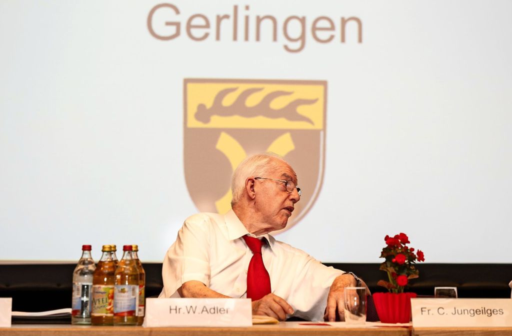 Walter Adler wurde im Amt als Kreischef bestätigt.