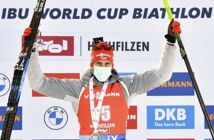 Olympiasieger Arnd Peiffer gewinnt Massenstart