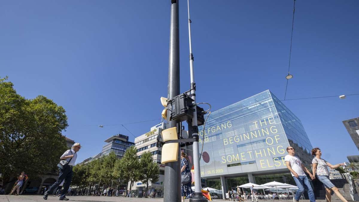 Stuttgarter Innenstadt: Das hat es mit dem Messgerät am Schlossplatz auf sich