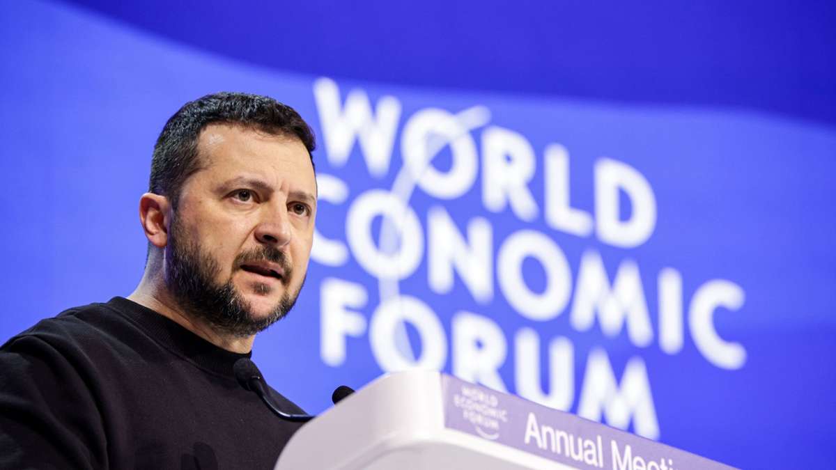 Weltwirtschaftsforum in Davos: Selenskyj warnt vor „Einfrieren“ des Ukraine-Kriegs