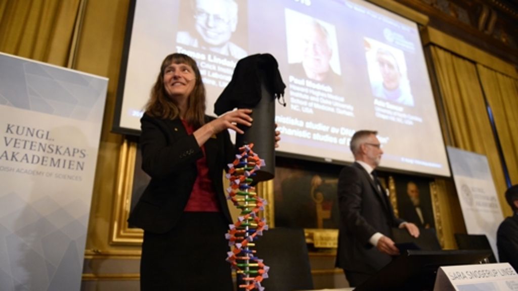 Chemie-Nobelpreis: Wie Zellen Schäden ihrer DNA reparieren