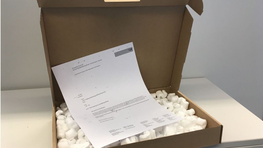 Post-Posse um Päckchen in Stuttgart: Ungewöhnliche Pakete – So werden Postboten getestet