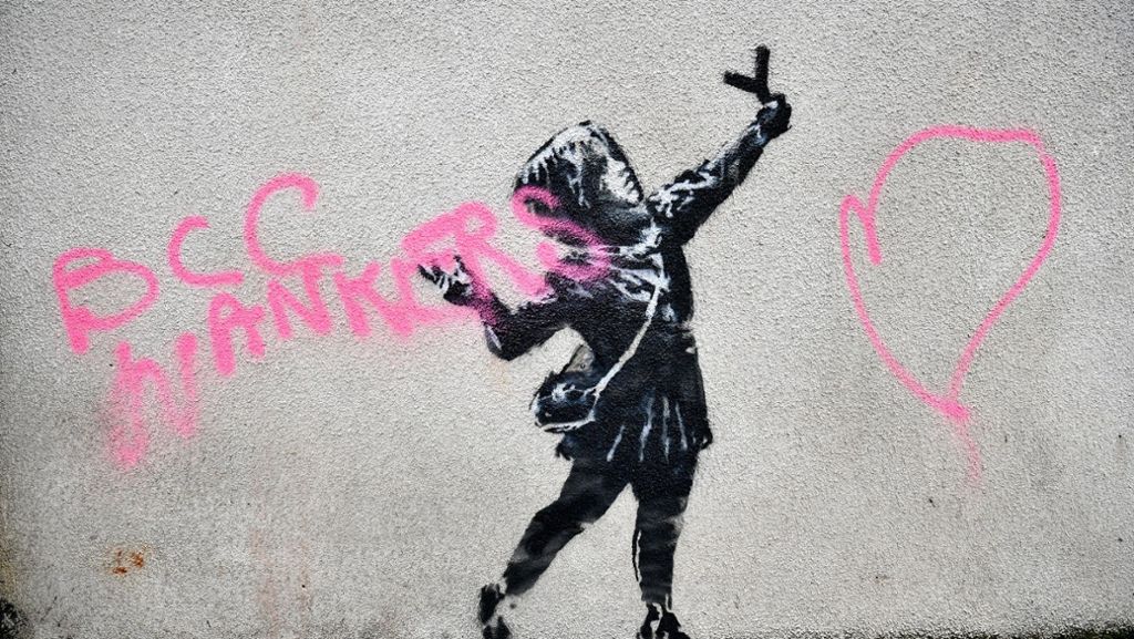 Streetart in Bristol: Unbekannte zerstören das neue Werk von Banksy