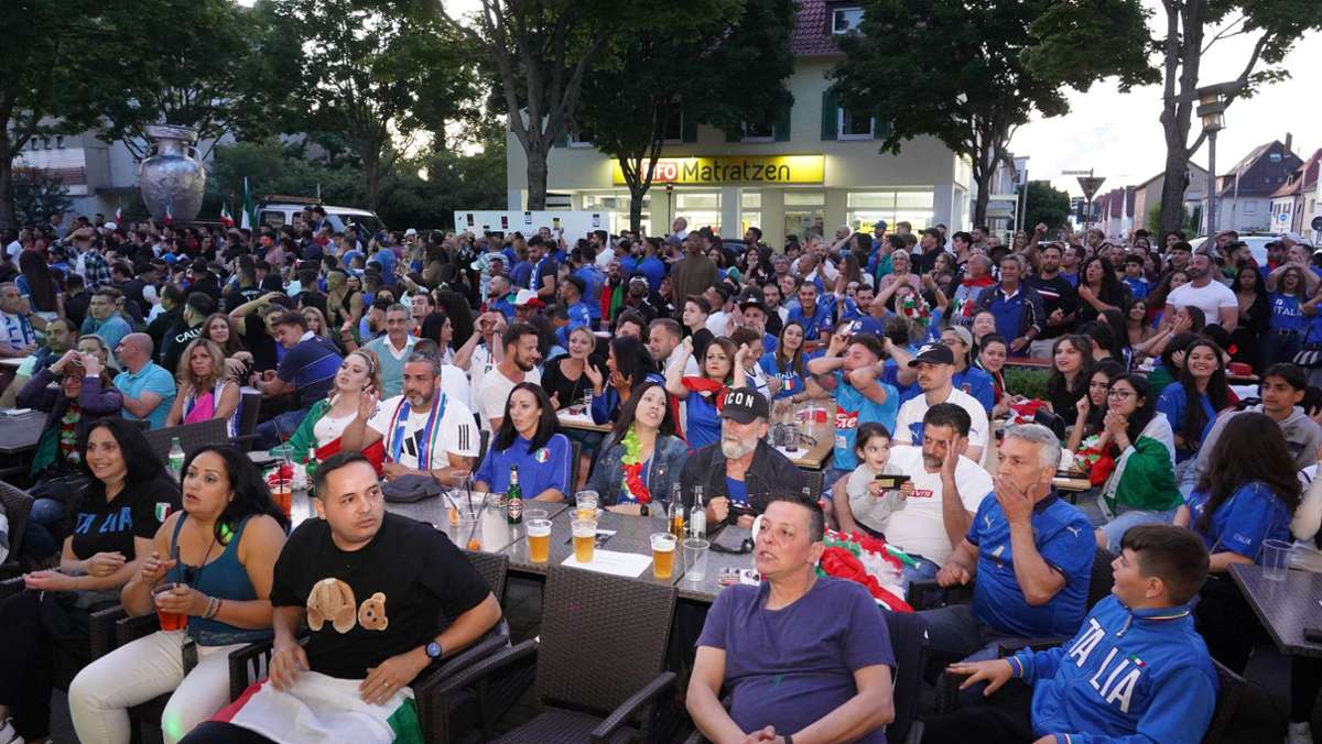 Finale bei der EM 2021: Italiener in der Region Stuttgart feiern ihre Europameister