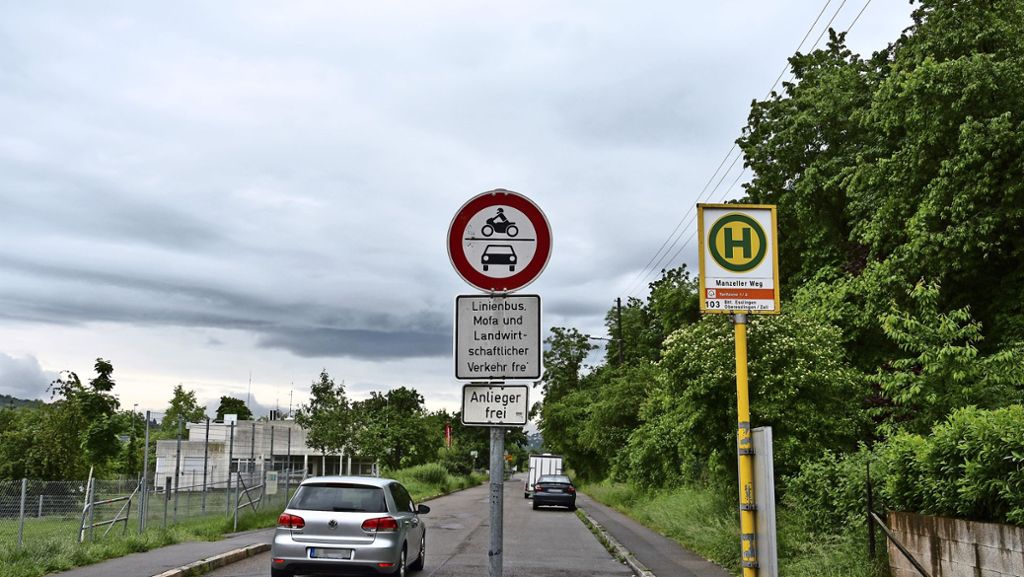 Schleichverkehr in Stuttgart-Hedelfingen: Illegale Ausweichstrecke