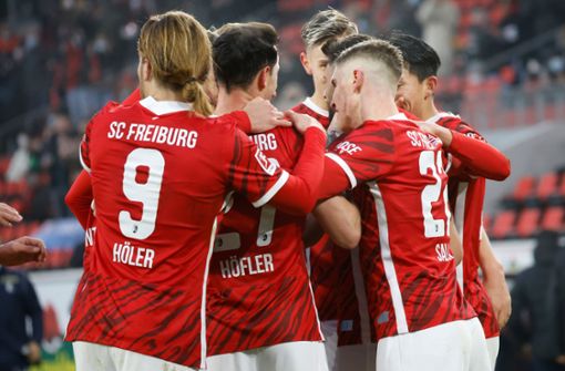 Freiburg überwintert auf Champions-League-Platz