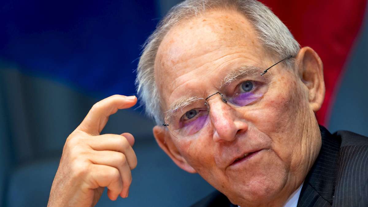 Rekordparlamentarier Wolfgang Schäuble: Schäubles traurige Finalrunde