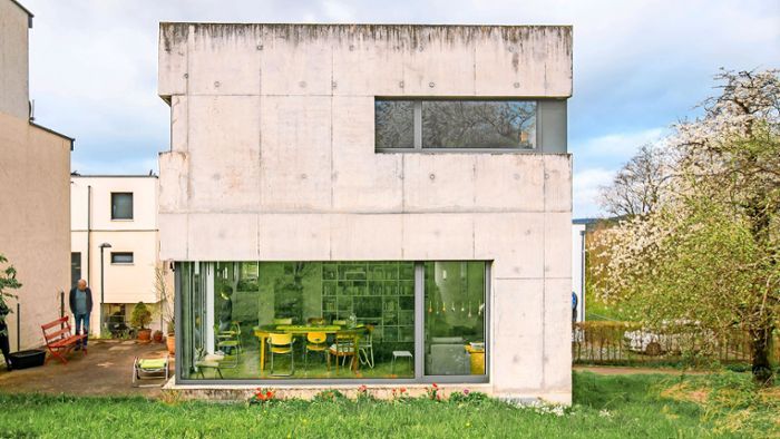 Preisgekrönte Architektur: Wie ein Fels – eine Esslinger Familie wohnt in einem Haus aus Sichtbeton