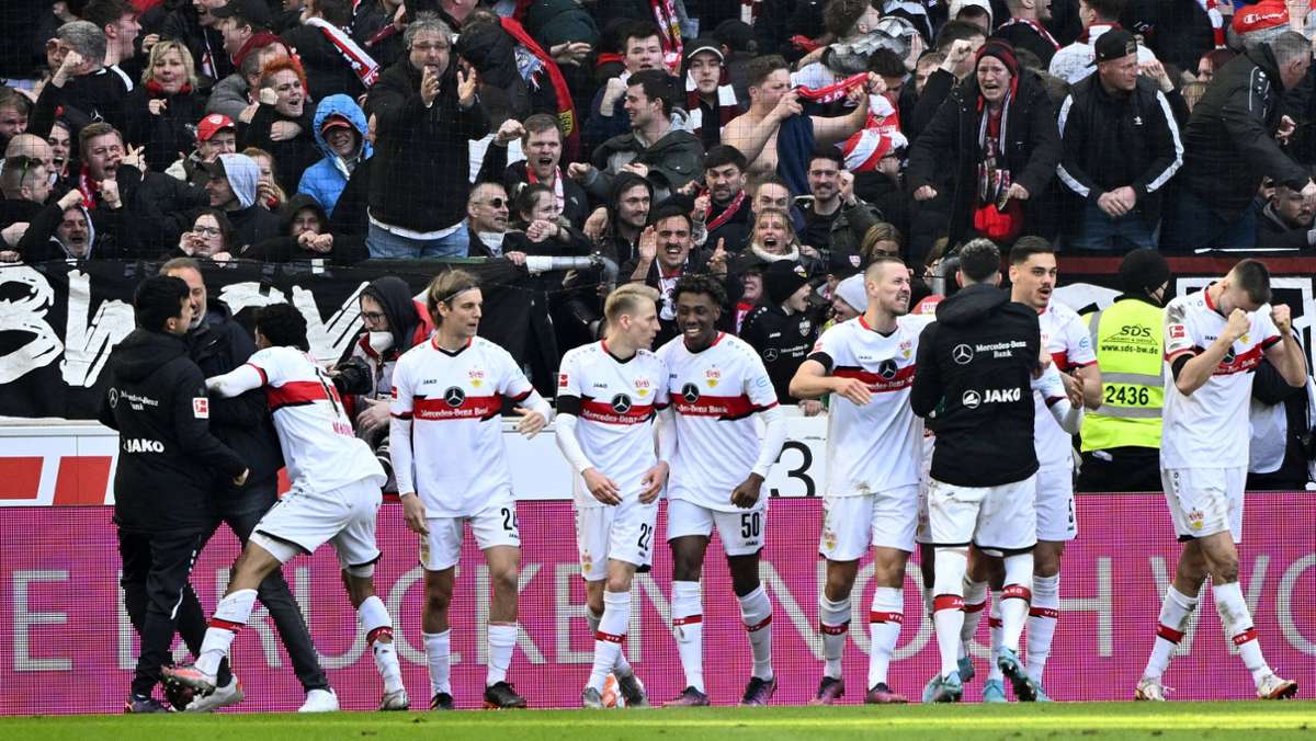 VfB Stuttgart gegen den FC Augsburg: Tiago  Tomas sorgt für Ekstase beim VfB