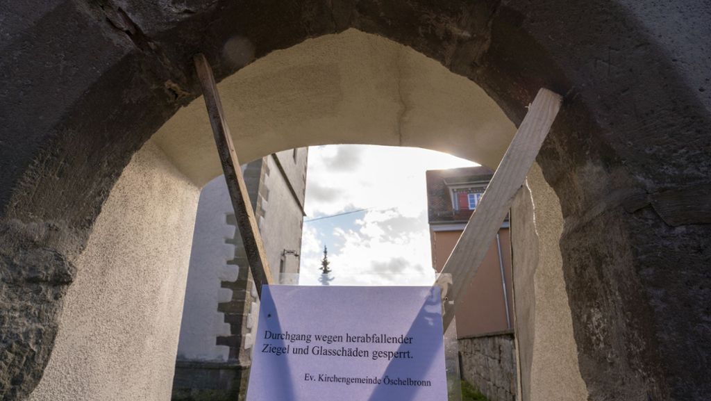 Nach Lausbubenstreich in Gäufelden: Gelände  um die Kirche gesperrt