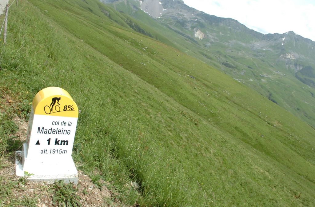 Der Col de la Madeleine ist am 15. Juli mal wieder ein Etappenschauplatz der Tour de France – sollte alles normal laufen und der Rad-Zirkus bis dahin nicht infiziert werden.
