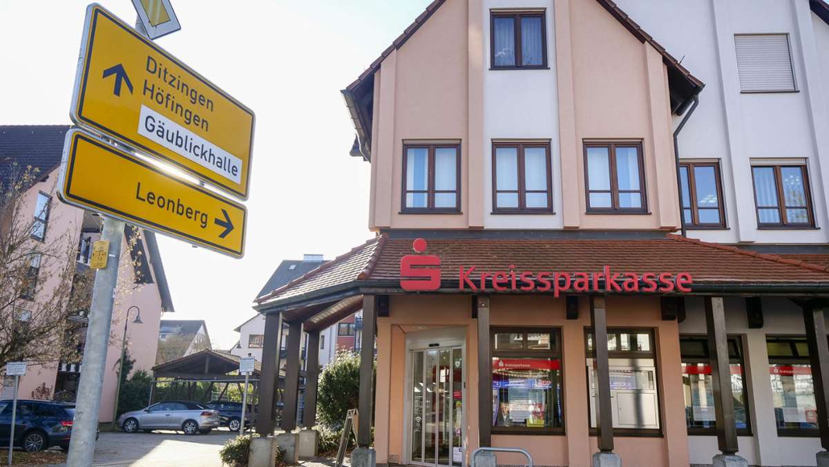 Kreissparkasse in Gebersheim: Ortschaftsrat kämpft um  KSK-Filiale