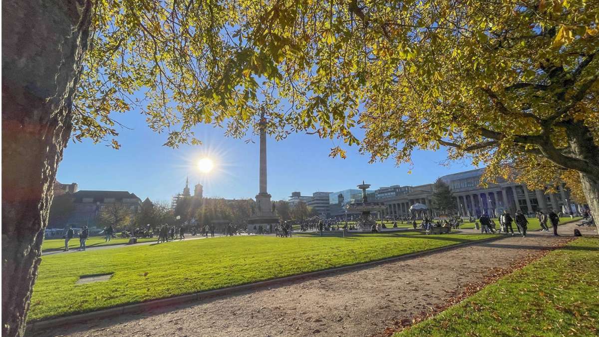 Das Oktoberwetter in Stuttgart: Erst zum Monatsende ein Hauch von Herbst