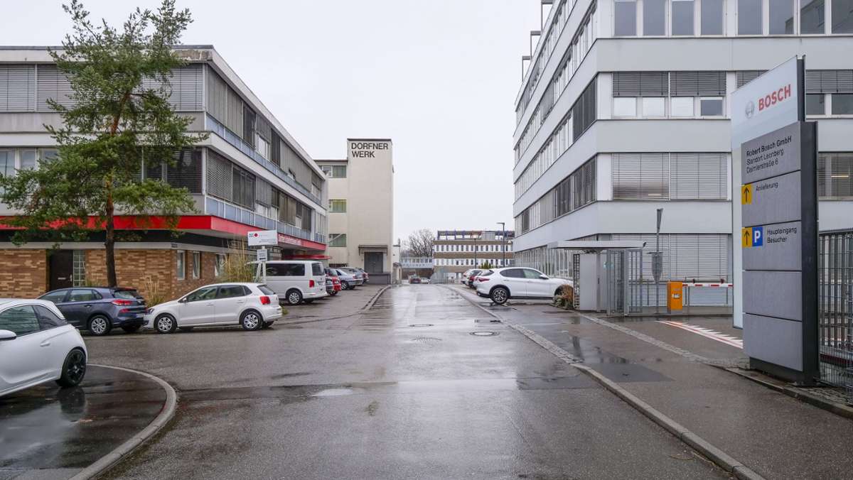 Leonberg: Teile der  Dieselstraße  gehen im  Bosch-Gelände auf