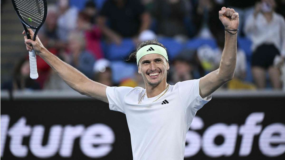 Australian Open: Tennis: Zverev in Melbourne zum zweiten Mal im Halbfinale