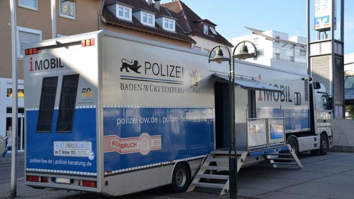 Infoveranstaltung der Polizei im Kreis: Info-Truck kommt nicht nach Böblingen
