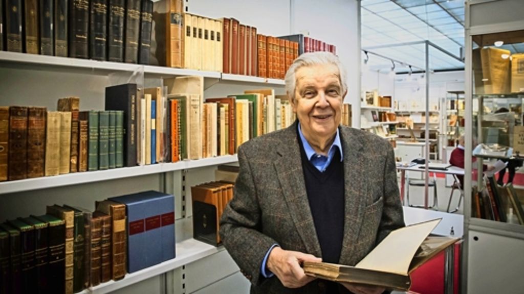 Herbert Blank bei der Antiquariatsmesse Stuttgart: Eine Legende behauptet sich im Internet-Zeitalter