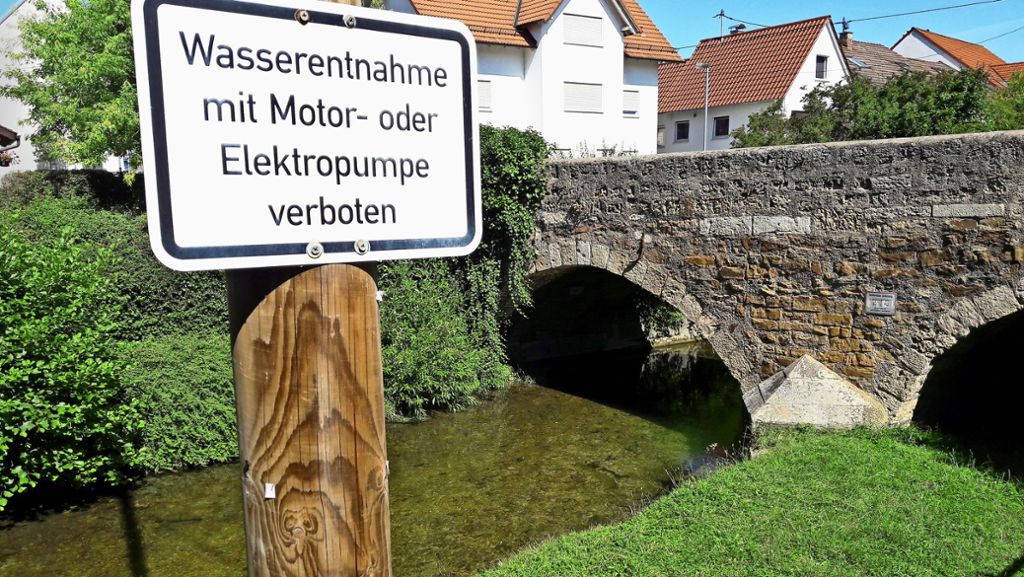 Landkreis Esslingen: Illegal Wasser zu pumpen, kann teuer werden