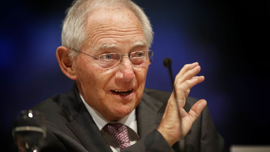 Wolfgang Schäuble in Schorndorf: Nein zu Cannabis, ja zu Greta