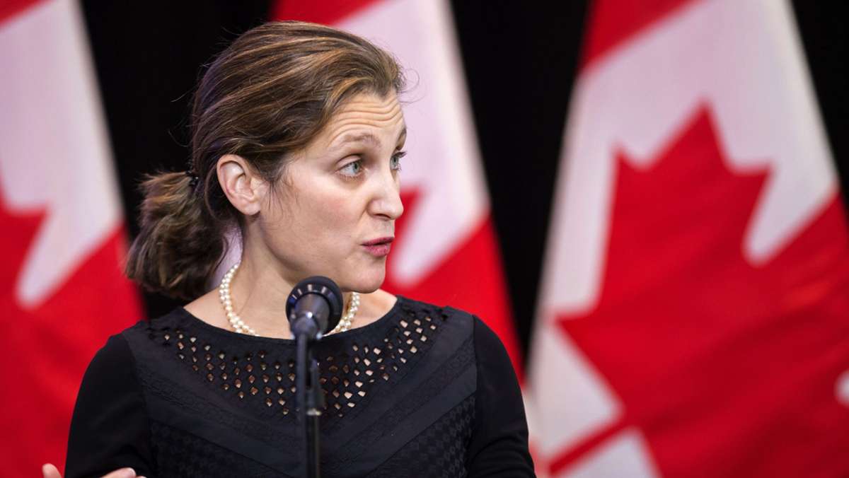 Nach Rücktritt von Bill Morneau: Chrystia Freeland ist erste Finanzministerin Kanadas