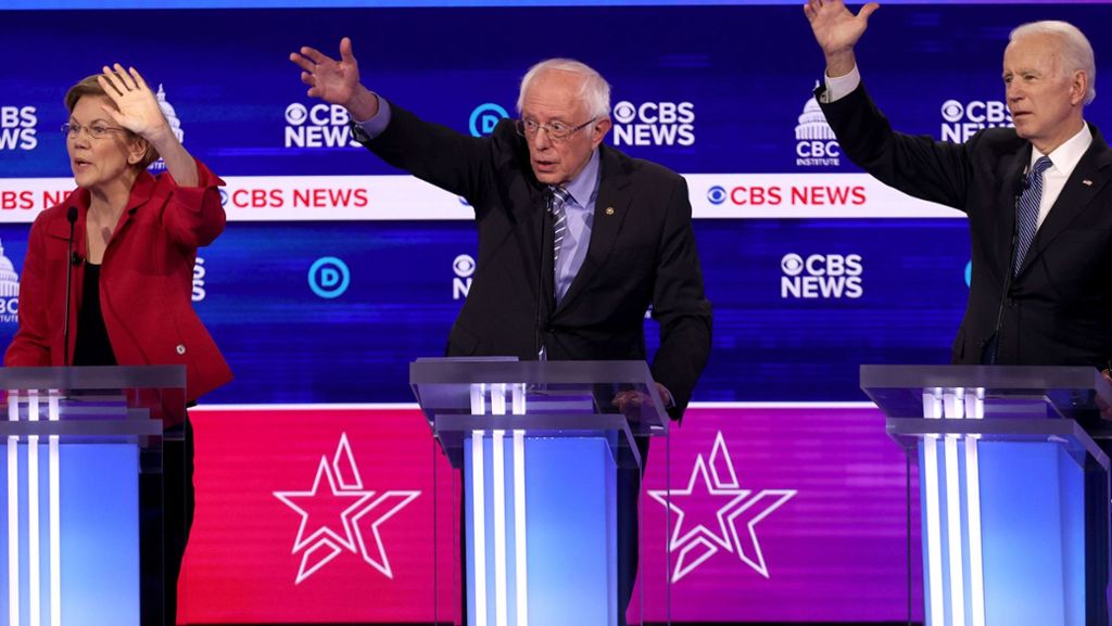 TV-Debatte der US-Demokraten: Bernie Sanders gerät  unter Beschuss