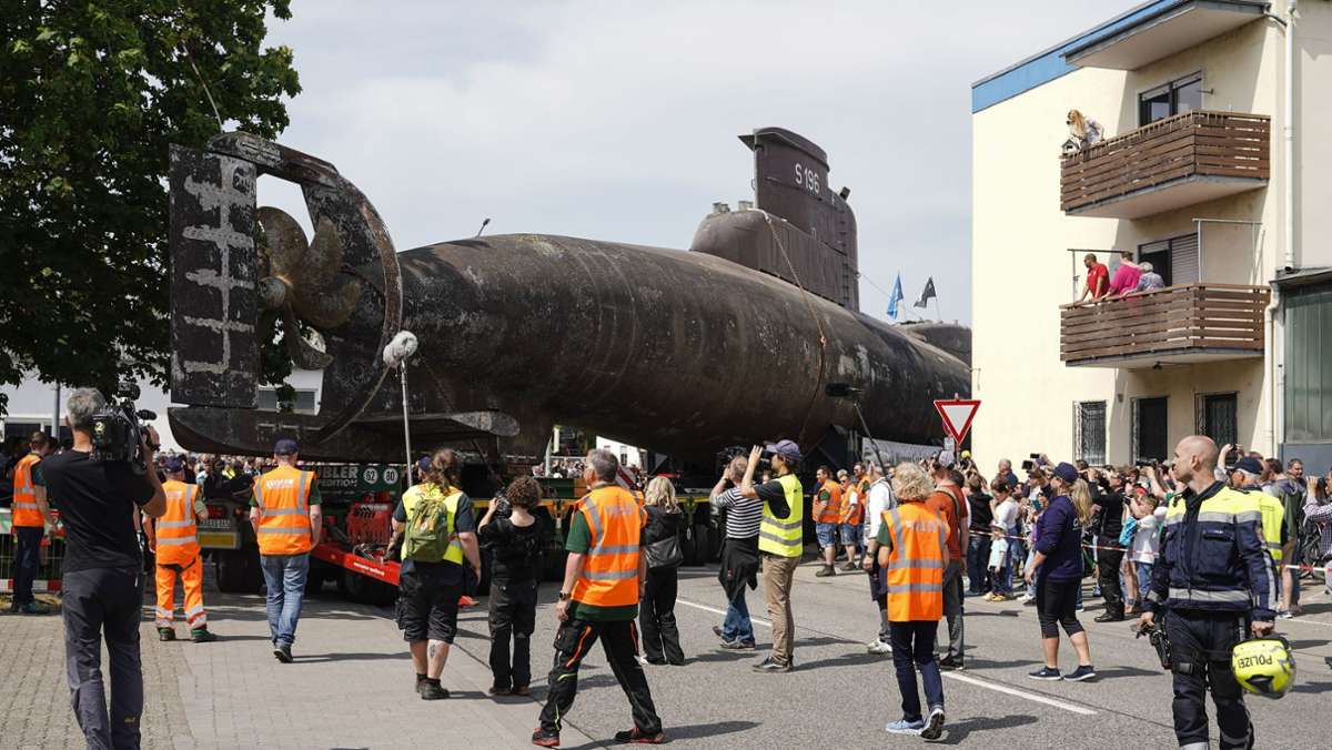 Technik Museum Speyer: Spektakulärer Schwertransport mit U-Boot
