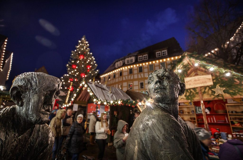 Waiblingens Weihnachtsmarkt in der malerischen Altstadt dauert vom 29. November bis zum 19. Dezember.