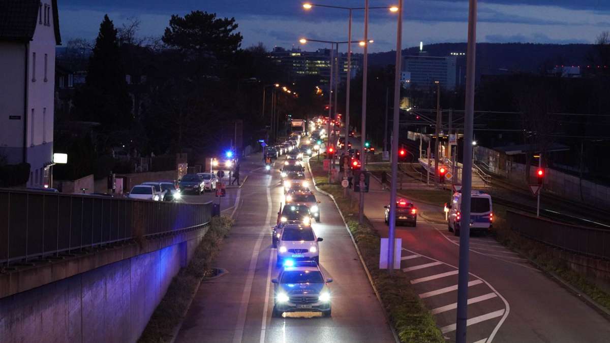 Autokorso von Degerloch in die City: Stadt warnt vor Verkehrsbehinderungen am Donnerstagabend