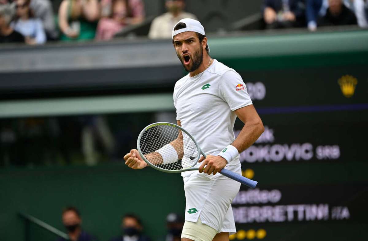 Aufgrund von Muskelproblemen verpasst der italienische Wimbledon-Finalist Matteo Berrettini Olympia. „Ich bin so enttäuscht“, sagt er.