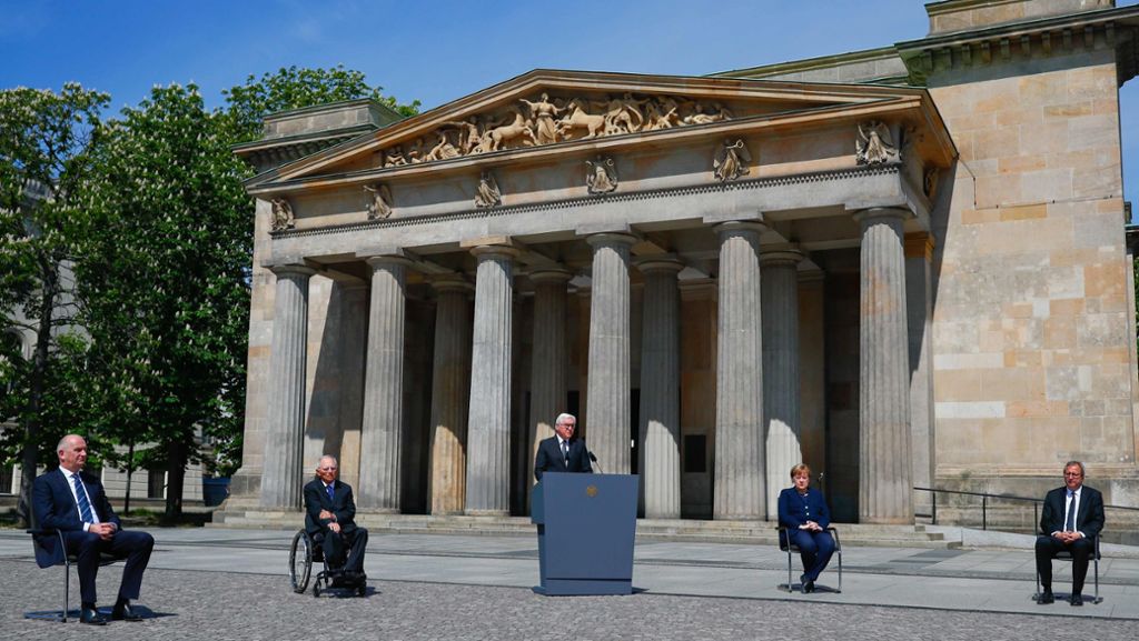 Gedenken an Ende des Zweiten Weltkriegs: Steinmeier warnt vor Schlussstrich unters Erinnern