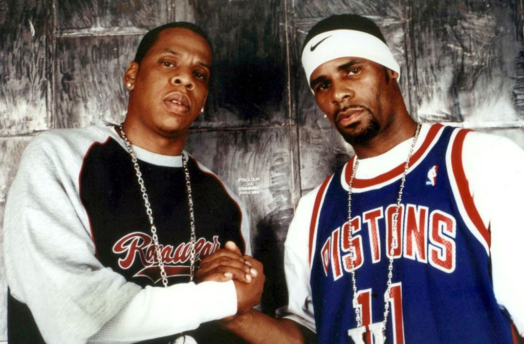Jay-Z mit R. Kelly (rechts): Die beiden Kings des Rap stritten sich 2004, R. Kelly fühlte sich vom Kollegen bei einer Tournee ausgebootet.