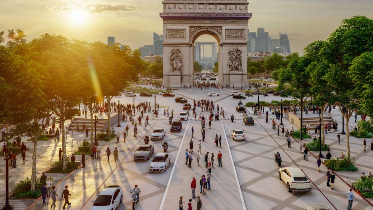 Paris gestaltet sich neu: Die Champs-Élysées sollen grüner werden