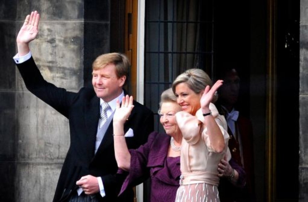 König Willem-Alexander, Königin Máxima und Prinzessin Beatrix