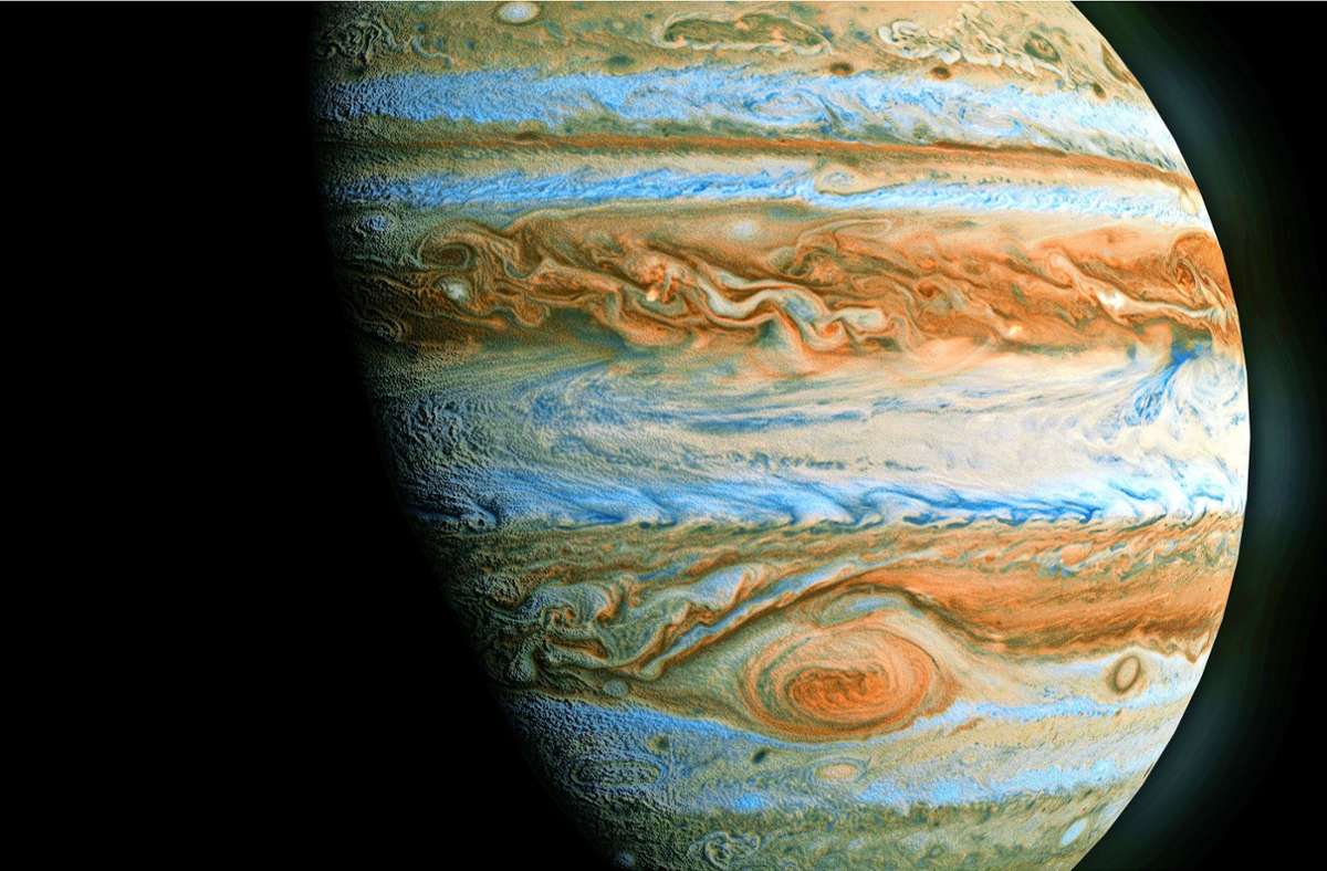 An illustration of the giant planet Jupiter: in December it surpasses Saturn.  Photo: Adobe Stock / Flash My Pixel