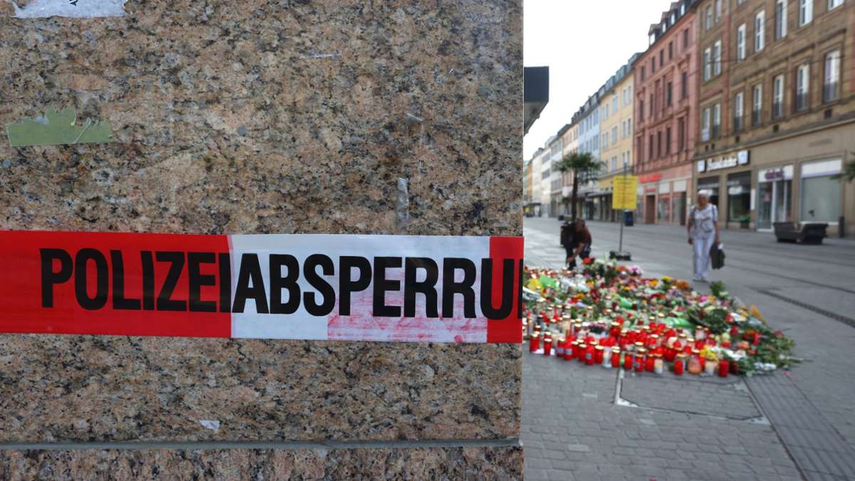 Messerattacke in Würzburg: Spurensuche geht weiter –  Zeugen werden befragt