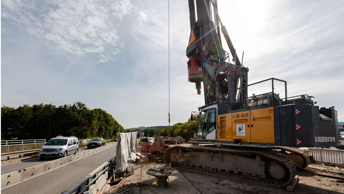 Brückenabriss bei Böblingen: Die A 81 ist ab Freitag für Autos gesperrt